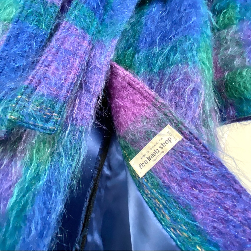 Artisan GEM Made in IRELAND Mohair jacket/coat w vintage/retro feel w Vince vibe - Picture 12 of 16